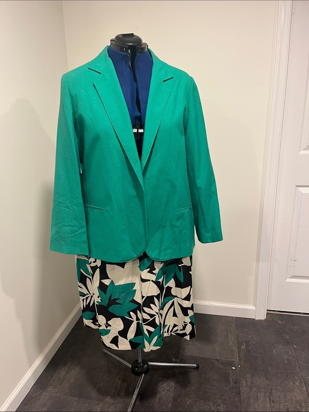 Alfred Dunner Teal Green Women's Blazer